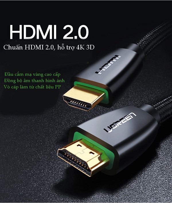 Cáp hdmi ugreen cao cấp 